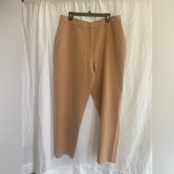 The Drop Women's Abby Flat Front Pant, Praline Size XL NEW - Picture 3 of 15